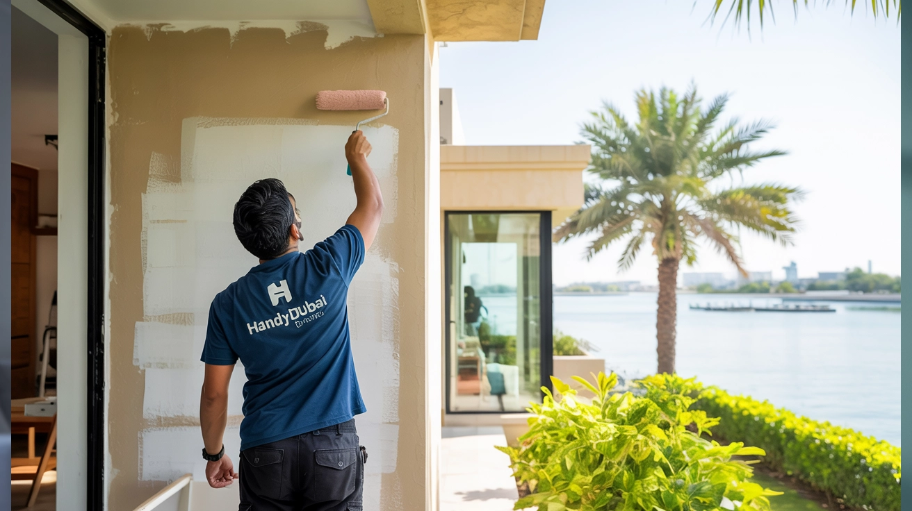 Luxury Villa Painting Services by HandyDubai in Palm Jumeirah